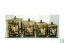 Set vierkante trommels met afbeelding schilderijen van Hollandse meesters - Afbeelding 4