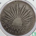 Mexique 2 reales 1868 (Zs JS) - Image 1