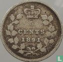 Canada 5 cents 1891 - Afbeelding 1