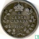 Canada 5 cents 1910 (type 2) - Image 1