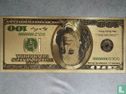 United States 100 dollars 1934 (Gold-Layered) - Image 3