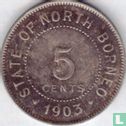Bornéo du Nord britannique 5 cents 1903 - Image 1