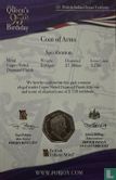 Britisches Territorium im Indischen Ozean 50 Pence 2021 (Folder) "Queen's 95th Birthday - Coat of Arms" - Bild 2