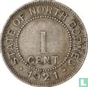 Brits Noord-Borneo 1 cent 1921 - Afbeelding 1