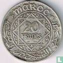 Marokko 20 Franc 1929 (AH1347) - Bild 2