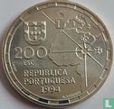 Portugal 200 escudos 1994 (zilver) "500th anniversary Division of the World treaty" - Afbeelding 1