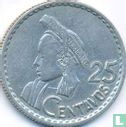 Guatemala 25 centavos 1960 (muntslag) - Afbeelding 2