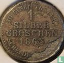 Hessen-Cassel 1 silbergroschen 1863 - Afbeelding 1