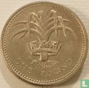 Royaume-Uni 1 pound 1985 (type 2) "Welsh leek" - Image 2