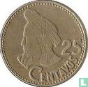 Guatemala 25 centavos 1977 - Image 2