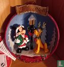 Mickey Mouse & Pluto - Boule de Noël Joyeux Noel