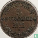 Saxony-Albertine 2 pfennige 1873 - Image 1