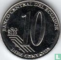 Équateur 10 centavos 2023 "Galo Plaza" - Image 1