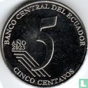 Ecuador 5 centavos 2023 "Isidro Ayora" - Image 1