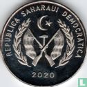 République arabe sahraouie démocratique 5 pesetas 2020 "World fauna - African buffalo" - Image 1