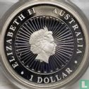 Australië 1 dollar 2013 (PROOF) "Opal kangaroo" - Afbeelding 2