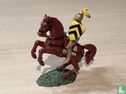 Knight on horseback with sword and armor - Image 2