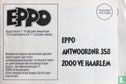 Eppo antwoordnr 358 2000Ve Haarlem - Afbeelding 1