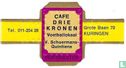 Cafe Drie Kronen Voetballokaal V. Schuermans-Quintiens - Tel. 011-23428 - Grote Baan 70 Kurigen - Bild 1