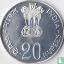 India 20 rupees 1973 "FAO - Grow more food" - Afbeelding 2