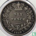 Verenigd Koninkrijk 6 pence 1837 - Afbeelding 1