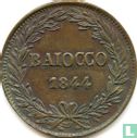 États pontificaux 1 baiocco 1844 (XIII B) - Image 1