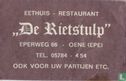 Eethuis Restaurant "De Rietstolp" - Image 1
