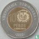 Dominikanische Republik 10 Peso 2022 - Bild 1