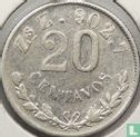 Mexique 20 centavos 1903 (Zs Z) - Image 2