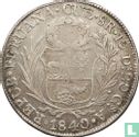 Peru 8 real 1840 (CUZCO) - Afbeelding 1