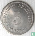 Deutsches Reich 5 Pfennig 1874 (E) - Bild 1