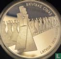 Latvia 5 euro 2019 (PROOF) "100 years Freedom Fights" - Image 2