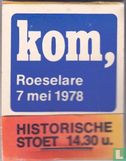 Kom, Roeselare 7 mei 1978 - Afbeelding 1
