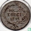 Genoa 10 soldi 1794 - Image 1