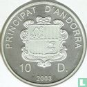 Andorra 10 diners 2003 (PROOF) "2006 Football World Cup in Germany" - Afbeelding 1