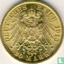 Prusse 20 mark 1913 (type 2) - Image 1