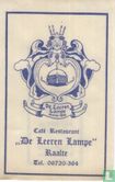 Café Restaurant "De Leeren Lampe" - Image 1