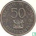 Kenya 50 cents 2005