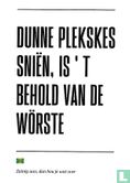Het Ontwerp Huys "Dunne Plekskes Sniën, Is't Behold Van De Wörste" - Image 1