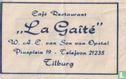 Café Restaurant "La Gaîté" - Image 1