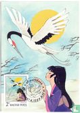 De witte kraanvogel
