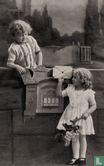 Kinderen met post