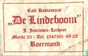 Café Restaurant “De Lindeboom”