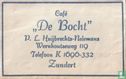 Café "De Bocht" - Afbeelding 1