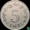 Malte 5 cents 1978 - Image 2