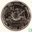 Belize 1 dollar 2018