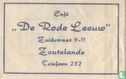 Café "De Rode Leeuw"