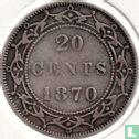 Newfoundland 20 cent 1870 - Afbeelding 1