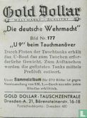 "U 9" beim Tauchmanöver