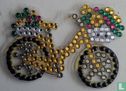 Gele damesfiets